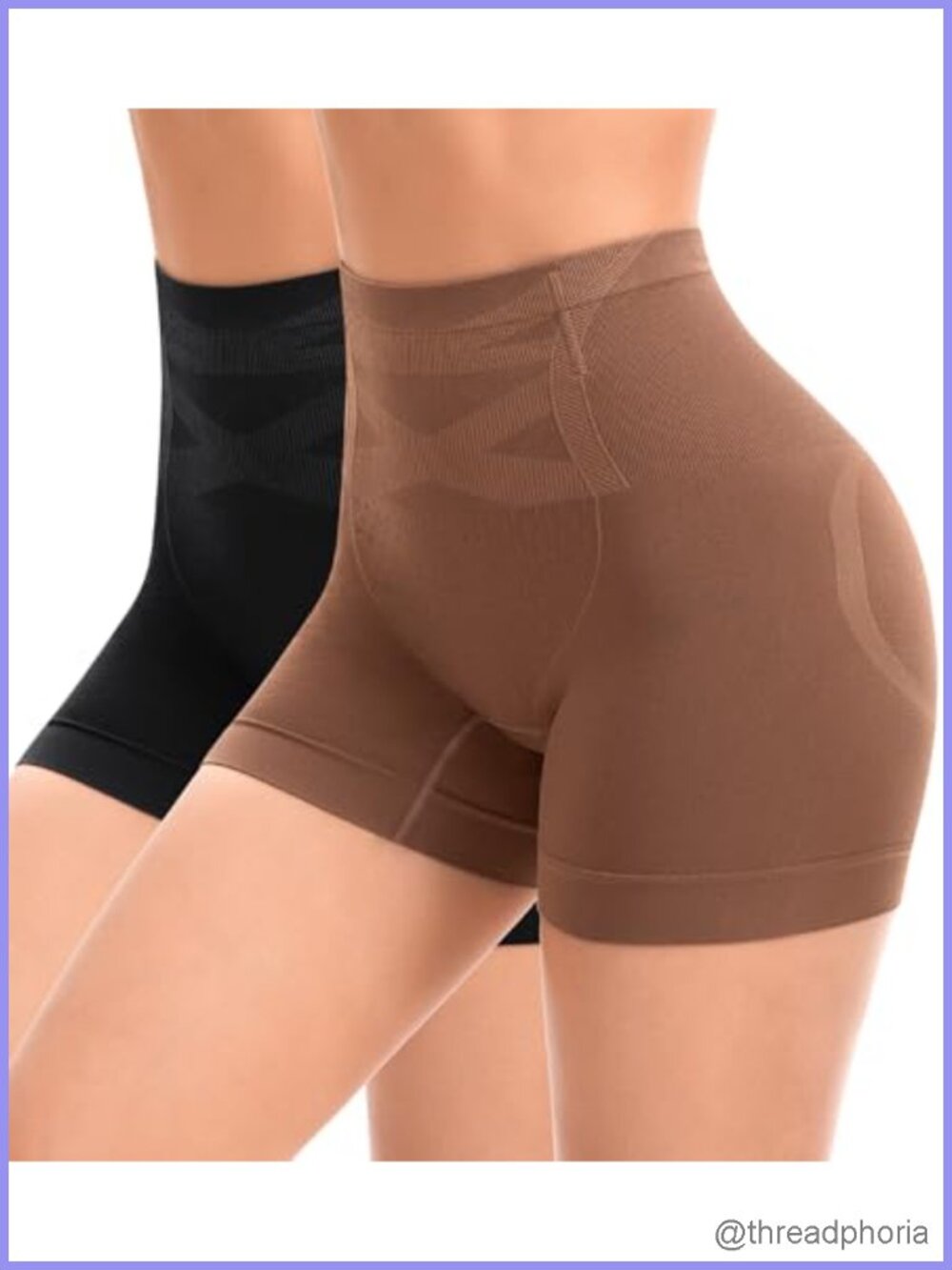 Seamless Shapewear Slip Shorts Boyshorts Tummy Control Under Dress 2 Pack